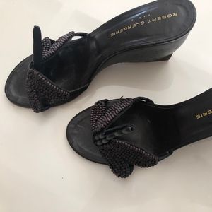 Robert Clergerie - 7 1/2 - Butterfly Mules